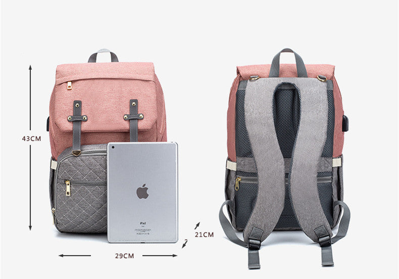 LEQUEEN Multifunctional Large Capacity Mommy Bag