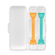 orange and seafoam