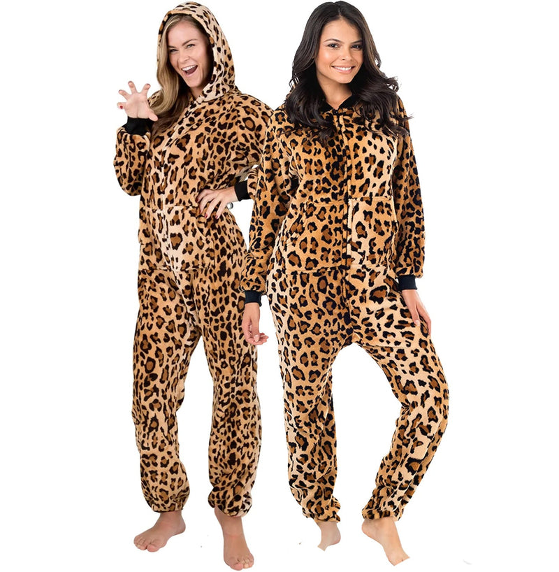 Family Matching Cheetah Spots Footless Chenille Onesie
