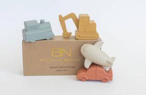Vehicle Bath Toy Set